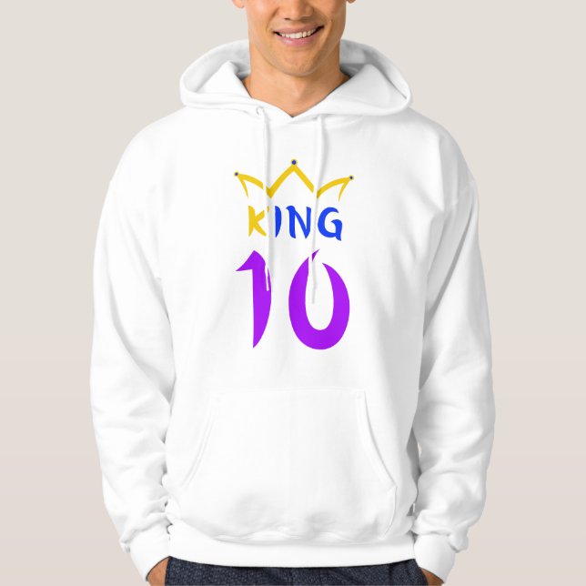 Kung 10 hoodie (Framsida)