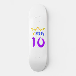 Kung 10 mini skateboard bräda 18,5 cm