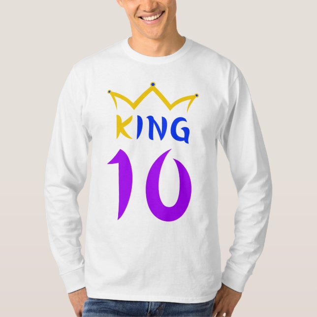 Kung 10 t shirt (Framsida)