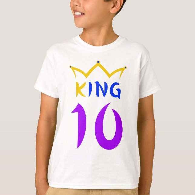 Kung 10 t shirt (Framsida)