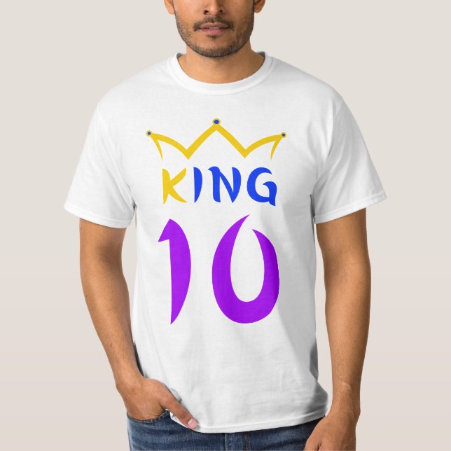 Kung 10 t shirt (Framsida)
