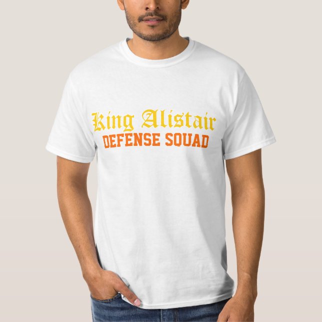 Kung Alistair: FörsvarSquad Tee (Framsida)