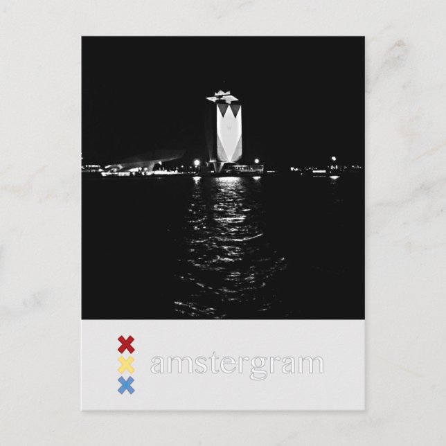 Kung Amsterdam Vykort (Framsida)