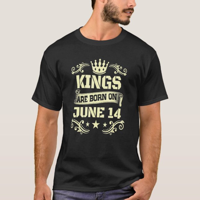 Kung är född den 14 juni 1994 t shirt (Framsida)