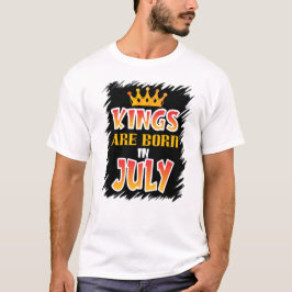 Kung är född i juli t shirt