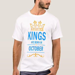 Kung är född i oktober t shirt