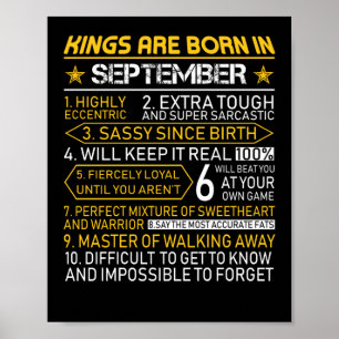 Kung är född i september poster