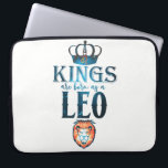 KUNG är född som LEO Zodiac-tecken i augusti Laptop Fodral<br><div class="desc">Anpassa med text om du vill.</div>