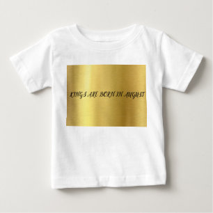 KUNG ÄR FÖDDA I AUGUSTI T SHIRT
