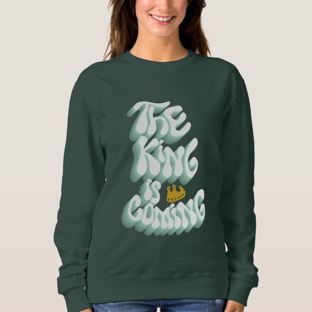 Kung är på väg mot en sötskjorta t shirt (Framsida)