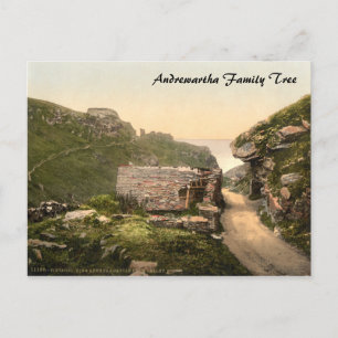 Kung Arthur Castle I, Tintagel, Cornwall Vykort