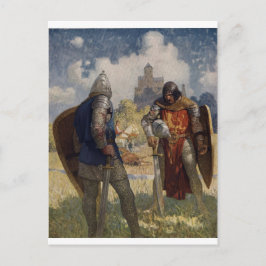 Kung Arthur & Castle Vykort
