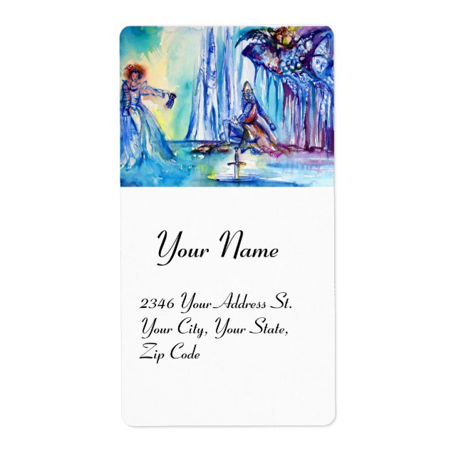 KUNG ARTHUR ,DAM SJÖ OCH EXCALIBUR FRAKTSEDEL (Framsidan)