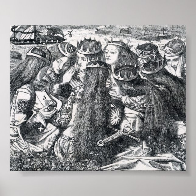 Kung Arthur död Poster (Framsidan)