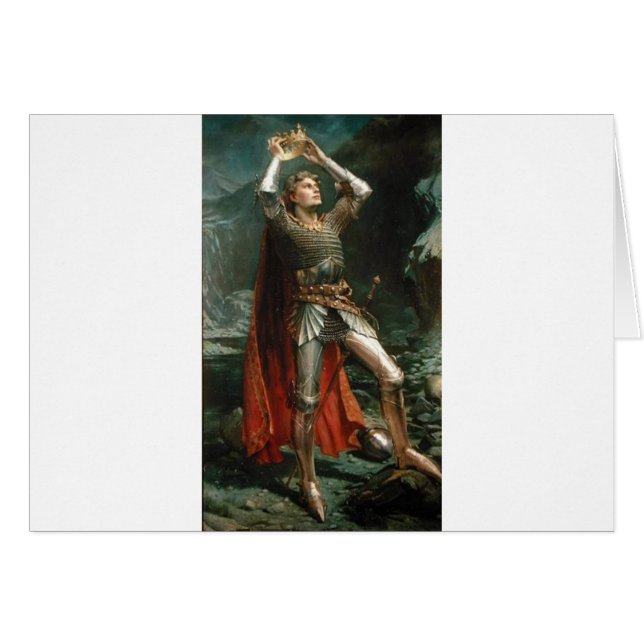 Kung Arthur Hälsningskort (Framsidan Horizontal)