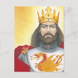 Kung Arthur mini-print Vykort