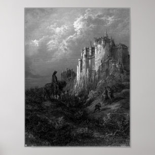 Kung Arthur och Camelot by Gustave Doré’ 1868 Poster