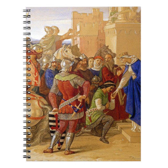 Kung Arthur och Knight i Bord-rundan Anteckningsbok (Framsidan)