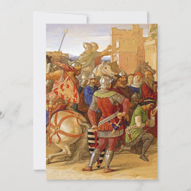 Kung Arthur och Knight i Bord-rundan Spara Datumet (Framsida)