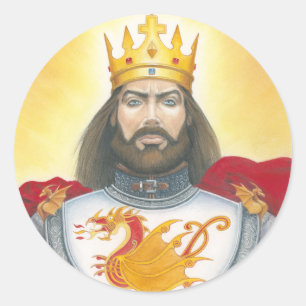 Kung Arthur Runt Klistermärke