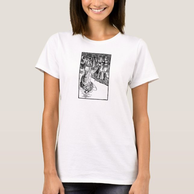 Kung Arthur Women's Shirt Tee (Framsida)