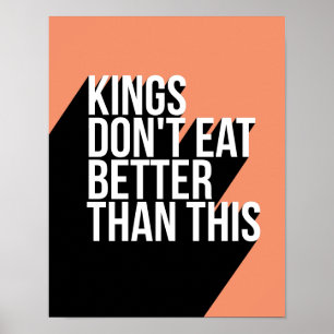 Kung Ät inte långa skugga för Motivational cita Poster