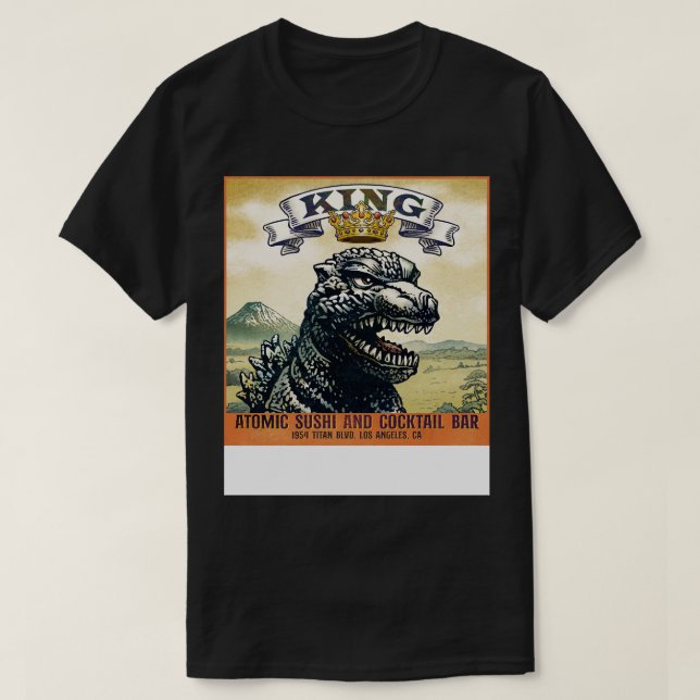 Kung Atomic Sushi T Shirt (Design framsida)