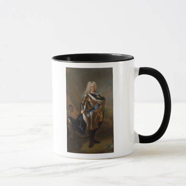 Kung Augustus II av Polen, för 1730 Mugg (Höger)