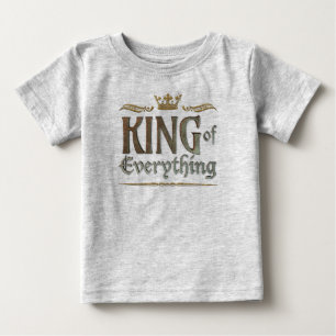 KUNG av allt - storslagen medeltida kunglig krona T Shirt