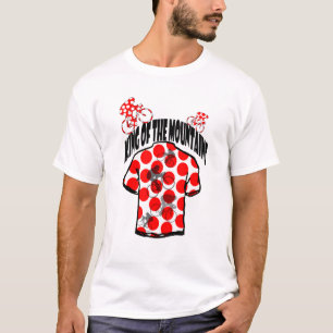 Kung av bergen som cyklar i frankriken 2014 t-shirt