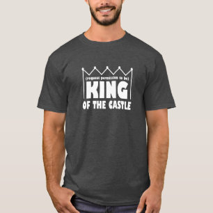 Kung av den roliga T-tröja för slottfars daggåv T Shirt
