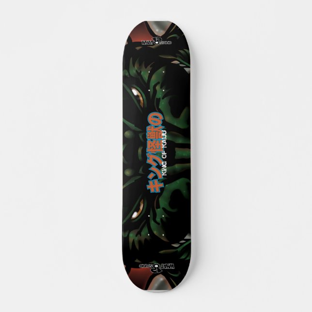 Kung av det Kaiju däcket Skateboard Bräda 19,5 Cm (Framsida)