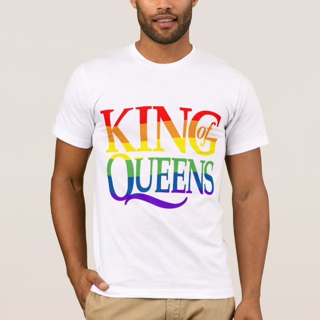 Kung av drottningar tee shirt (Framsida)