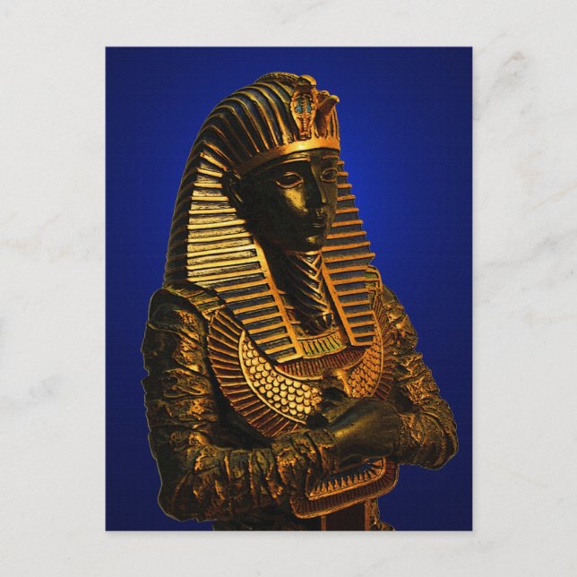 Kung av Egypten vykort (Framsida)