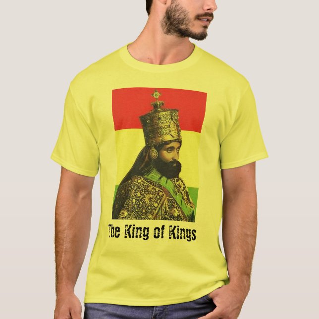 kung av ethiopia, kungen av kungar tröja (Framsida)