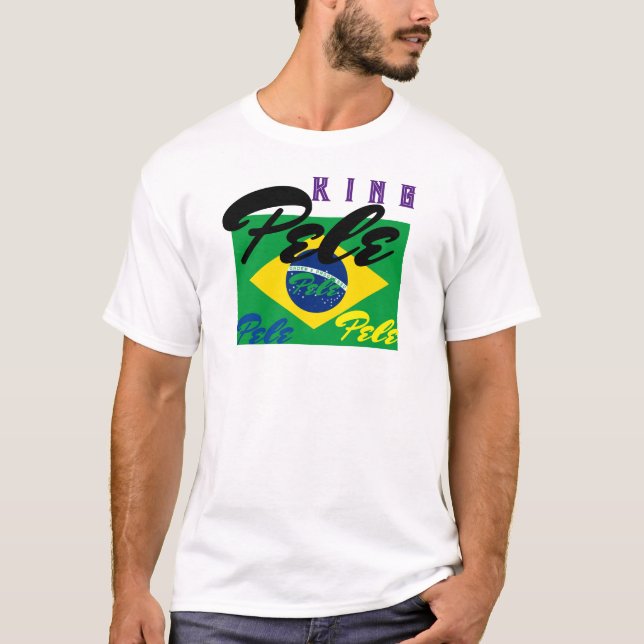 KUNG AV FOOTBALL PELE T-Shirt (Framsida)