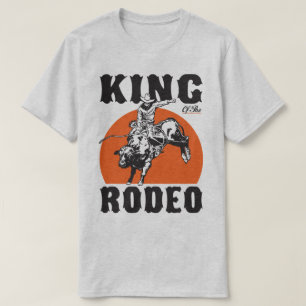 Kung av för Cowboyland för Rodeo den westerna Tee