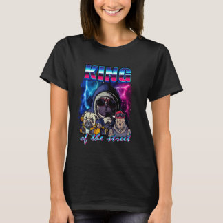 Kung Av Gatu Gangster Hundar Vintage 80-Talets Hun T Shirt