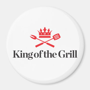 Kung av grilla magnet