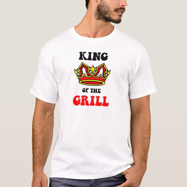 Kung av grilla tee shirt (Framsida)