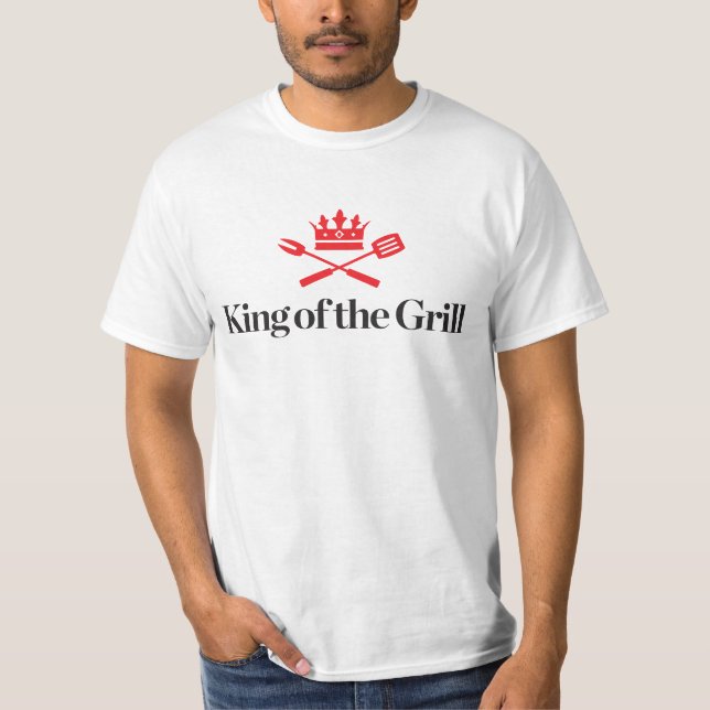Kung av grilla tee shirt (Framsida)