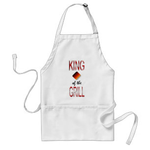 Kung av grillaförklädet förkläde