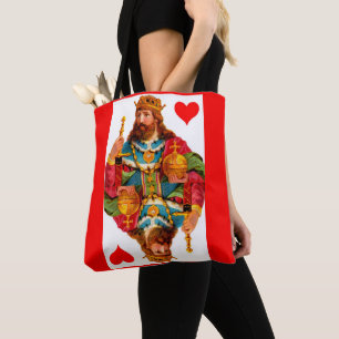 Kung av Hearts Queen of Hearts Tygkasse