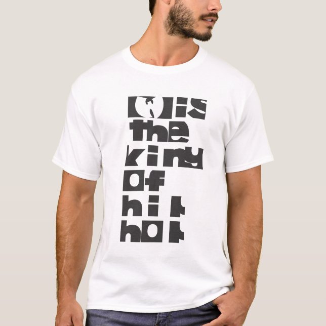 Kung av hip hop t-shirt (Framsida)