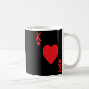 Kung av hjärtans alla hjärtans dag Älskare Royal F Kaffemugg