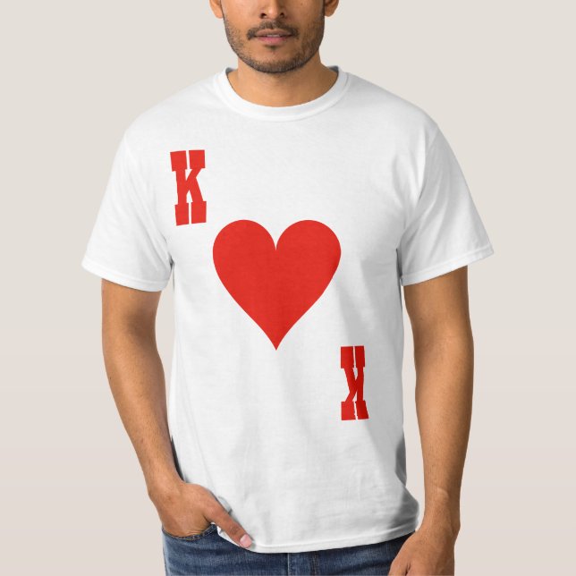 Kung av hjärtans T-Shirt (Framsida)