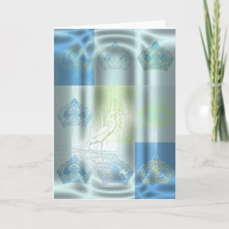 Kung av klubbfödelsedagkortet kort