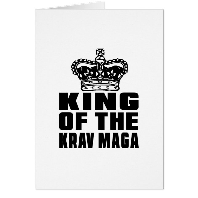 KUNG AV KRAVEN MAGA HÄLSNINGSKORT (Framsidan)