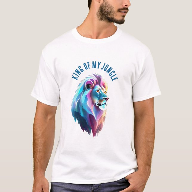 "Kung Av Min Egen Djungel" Unisex T-Shirt (Framsida)