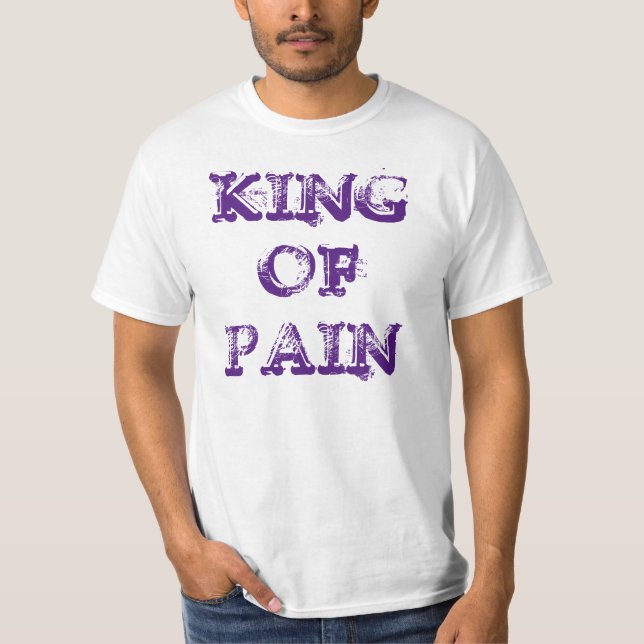 "Kung av Pain" t-skjorta Tee (Framsida)